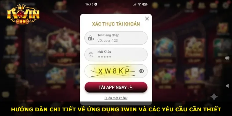 Hướng dẫn chi tiết về ứng dụng iWin và các yêu cầu cần thiết