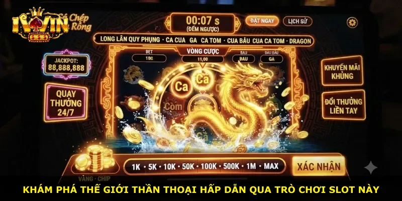 Khám phá thế giới thần thoại hấp dẫn qua trò chơi slot này