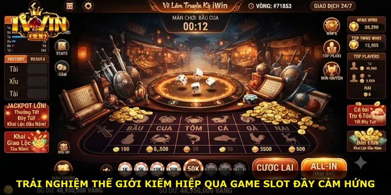 Trải nghiệm thế giới kiếm hiệp qua game slot đầy cảm hứng